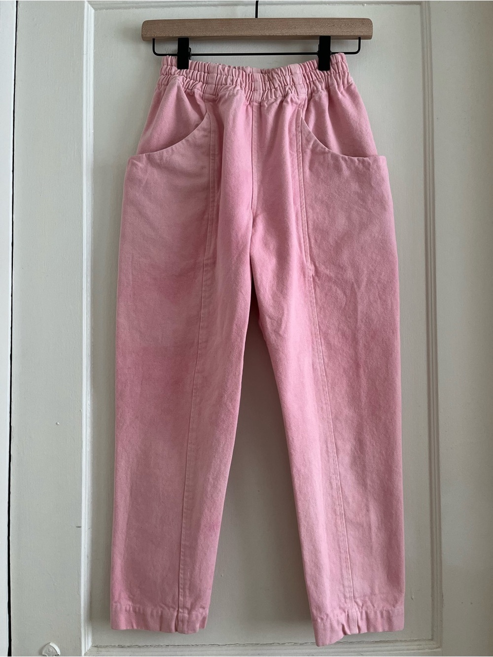 Elizabeth Suzann Clyde Pants Size 0S Short Petite Garment Dye Petal Pink
